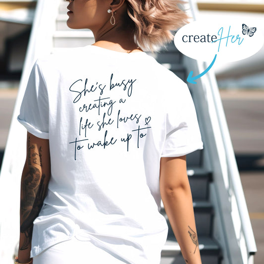 createHer" Tee: Craft Your Journey with Purpose